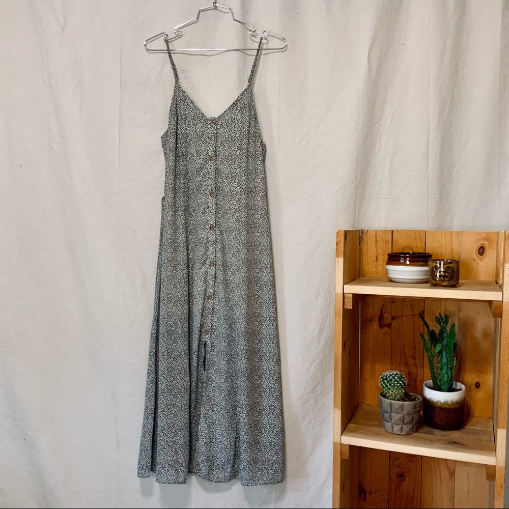 Sienna Sky | Small leopard print pattern | Thin Strap Dress